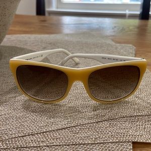 Prada Yellow Frame Brown Lens Sunglasses